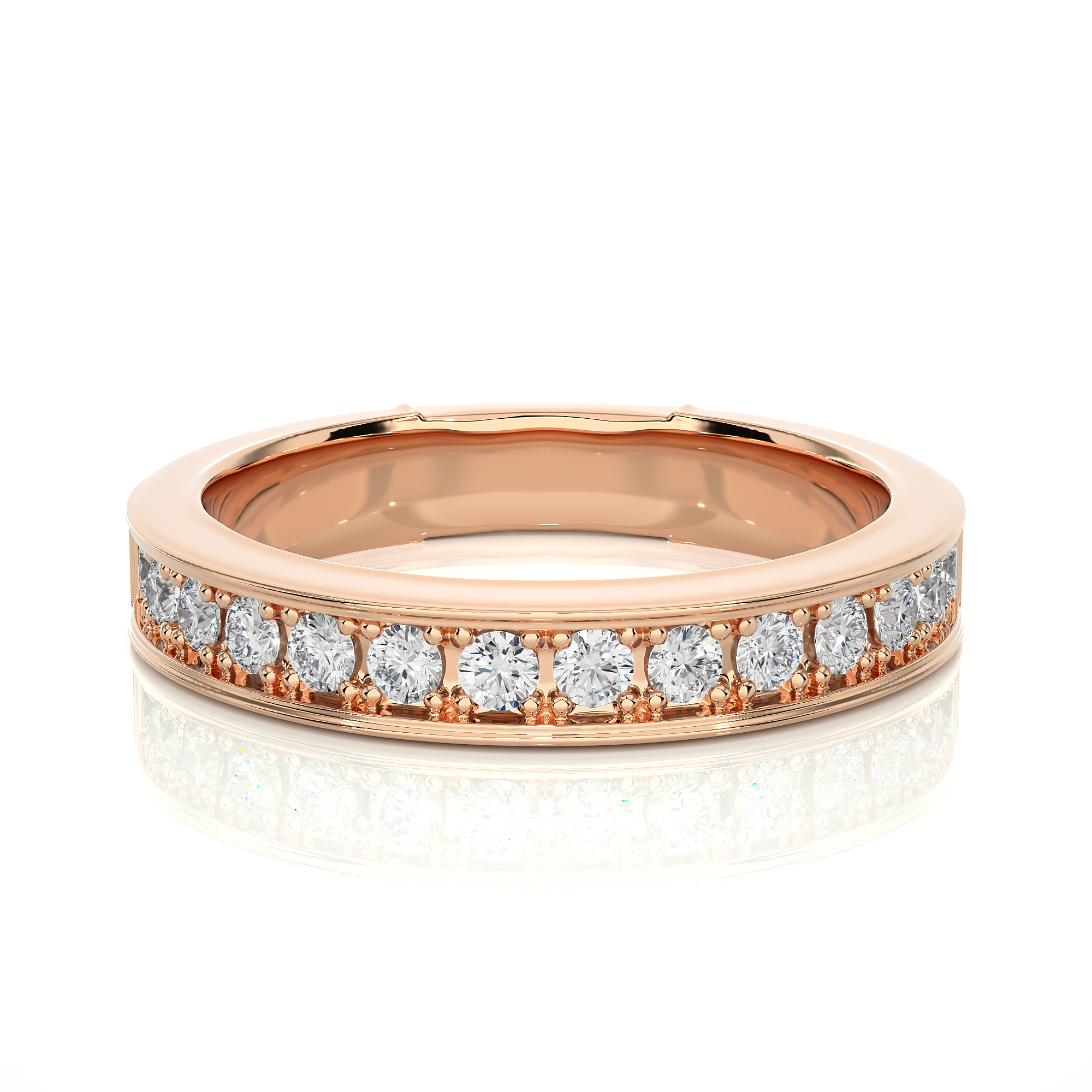 0.49 Carat G Color VS1 Clarity Diamond Studded Natural Diamond Ring.
